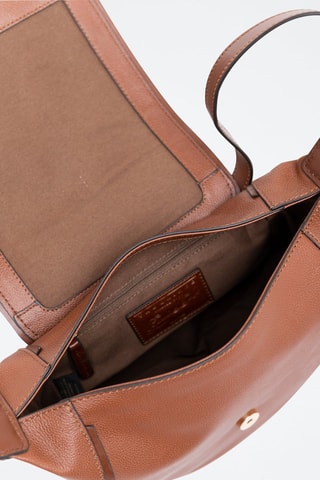 Sac à bandoulière en cuir Domitilla - Marron