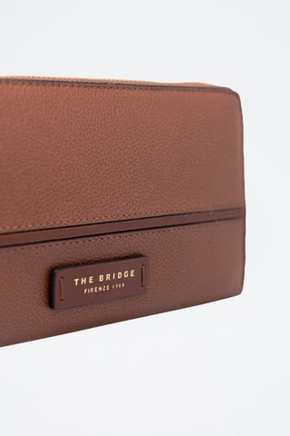 Compagnon en cuir Donna - Marron foncé