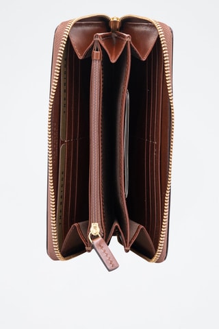 Compagnon en cuir Donna - Marron foncé