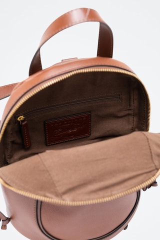 Sac à dos en cuir Domitilla - Marron