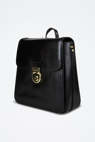 Sac à dos en cuir Corsini - Noir