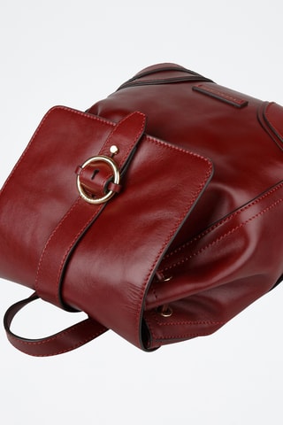 Sac à dos en cuir Matilde - Bordeaux