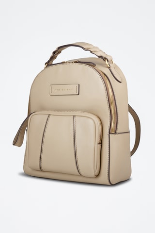 Sac à dos en cuir Brigida - Beige