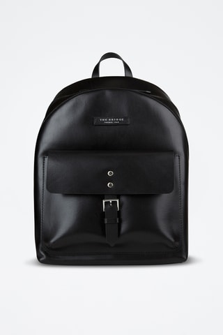 Sac à dos en cuir Lorenzo - Noir