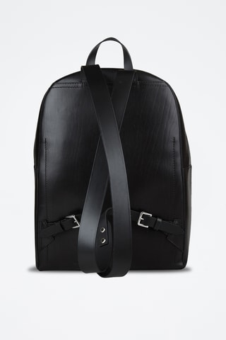 Sac à dos en cuir Lorenzo - Noir