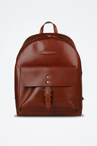 Sac à dos en cuir Lorenzo - Marron