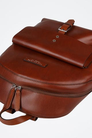 Sac à dos en cuir Lorenzo - Marron