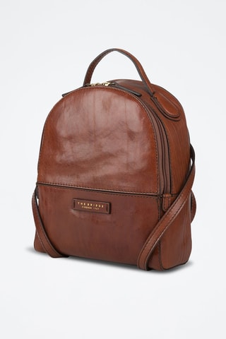 Sac à dos en cuir Elettra - Marron 