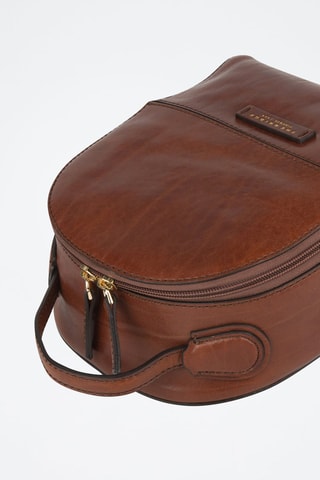 Sac à dos en cuir Elettra - Marron 