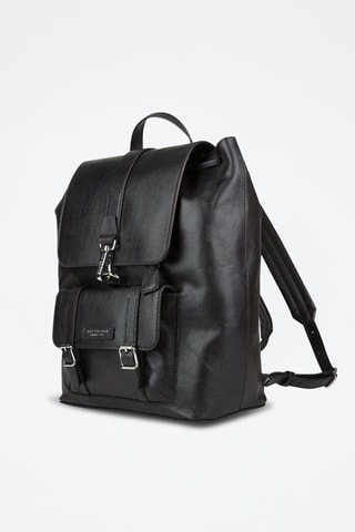 Sac à dos en cuir Cesare - Noir 