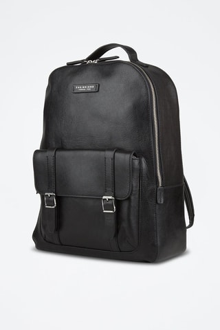 Sac à dos en cuir Cesare - Noir 