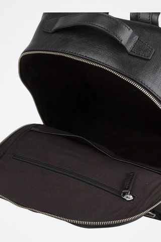 Sac à dos en cuir Cesare - Noir 