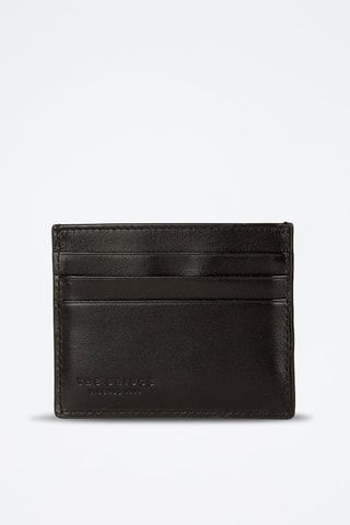 Porte-cartes en cuir - Noir