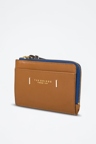 Porte-cartes en cuir Chiara - Camel