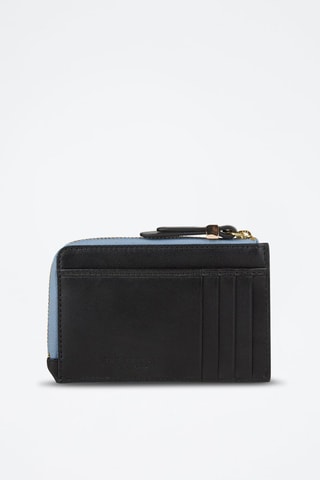 Porte-cartes en cuir Chiara - Noir