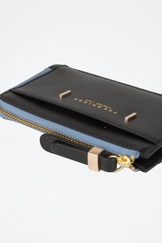 Porte-cartes en cuir Chiara - Noir