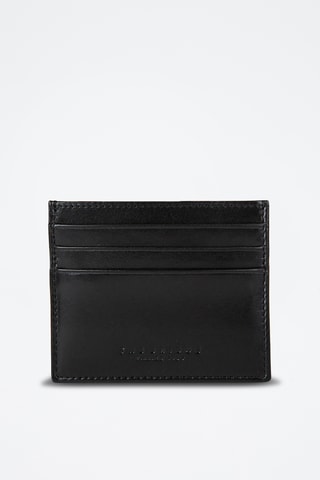 Porte-cartes en cuir Lorenzo - Noir