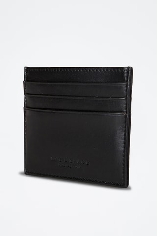 Porte-cartes en cuir Lorenzo - Noir