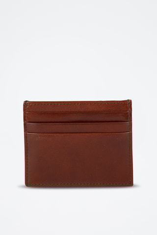 Porte-cartes en cuir Lorenzo - Marron