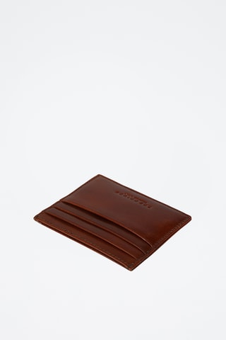 Porte-cartes en cuir Lorenzo - Marron