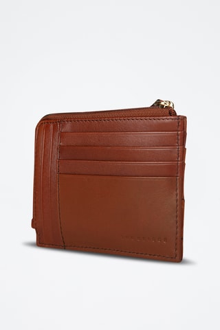 Porte-cartes en cuir Yamai - Marron