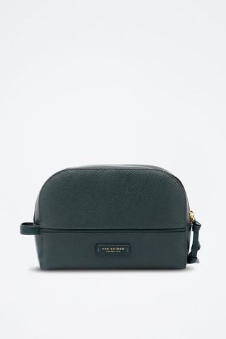 Trousse en cuir - Vert foncé