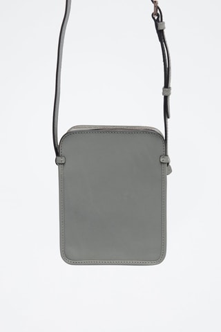 Sac bandoulière en cuir Montecristo - Gris