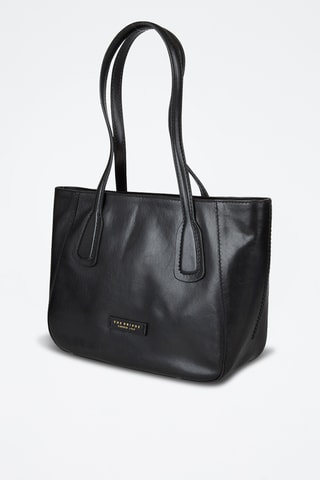 Sac porté épaule en cuir Maddalena - Noir