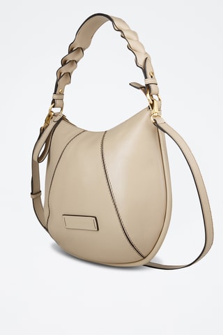 Sac porté épaule en cuir Brigida - Beige