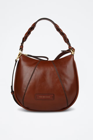 Sac porté épaule en cuir Brigida - Marron