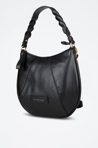 Sac porté épaule en cuir Brigida - Noir