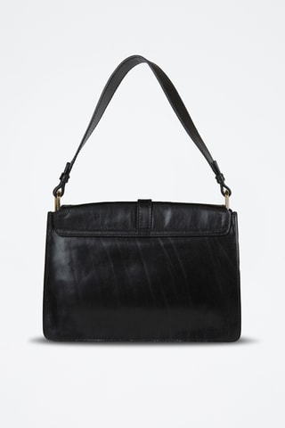 Sac porté épaule en cuir Beatrice - Noir