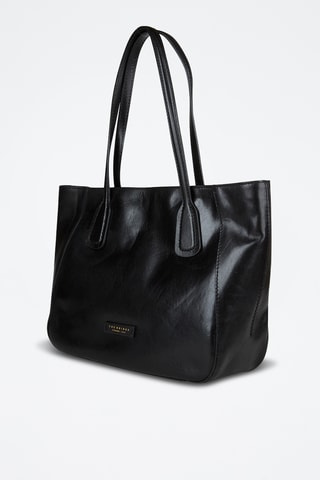 Sac porté épaule en cuir Maddalena - Noir