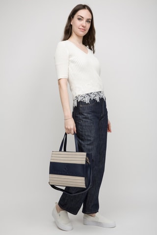 Sac porté épaule - Bleu marine