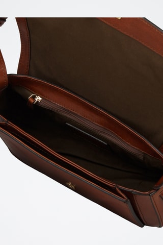 Sac porté épaule en cuir Benedetta - Camel