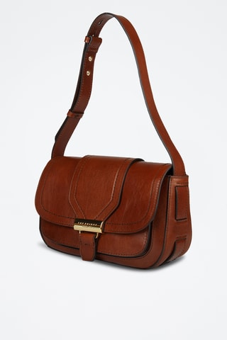 Sac porté épaule en cuir Benedetta - Camel