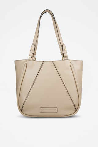 Sac porté épaule en cuir Brigida - Beige