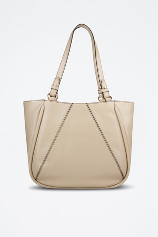 Sac porté épaule en cuir Brigida - Beige