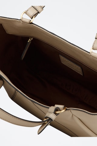 Sac porté épaule en cuir Brigida - Beige