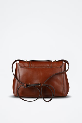 Sac bandoulière en cuir Vigna Nuovo - Camel