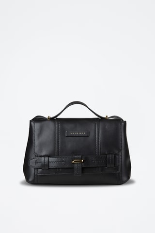 Sac bandoulière en cuir Vigna Nuovo - Noir