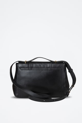 Sac bandoulière en cuir Vigna Nuovo - Noir