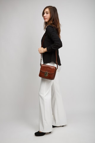 Sac bandoulière en cuir Corsini - Marron