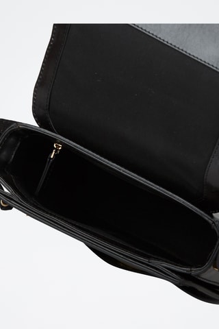 Sac bandoulière en cuir Corsini - Noir