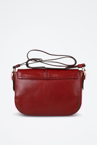 Sac bandoulière en cuir Faentina - Rouge
