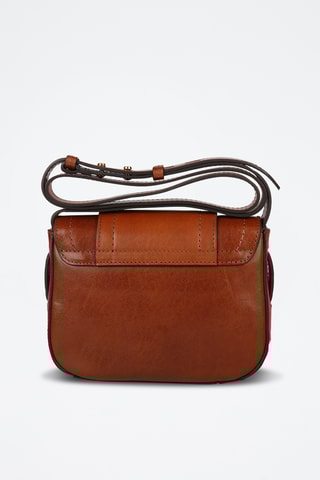 Sac bandoulière en cuir Benedetta - Camel