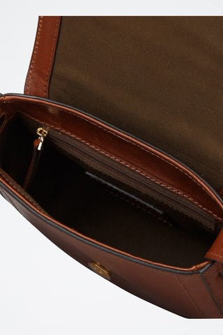 Sac bandoulière en cuir Benedetta - Camel