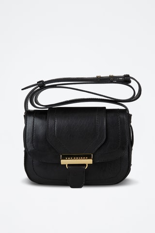 Sac bandoulière en cuir Benedetta - Noir