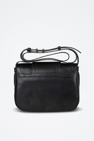 Sac bandoulière en cuir Benedetta - Noir