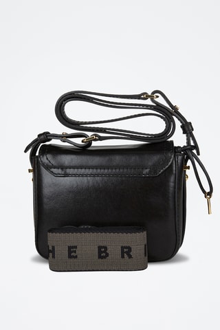 Sac bandoulière en cuir Corsini - Noir